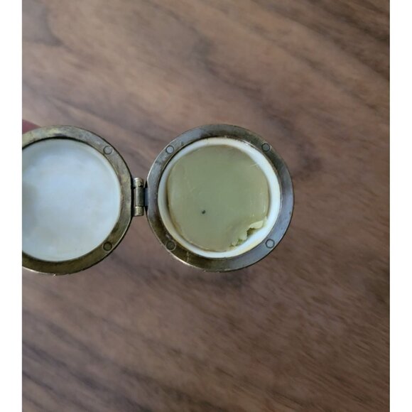 Vtg Gryphon Rain Fields Solid Perfume Bluebird in Birdbath Sundial Trinket Box - Picture 4 of 5